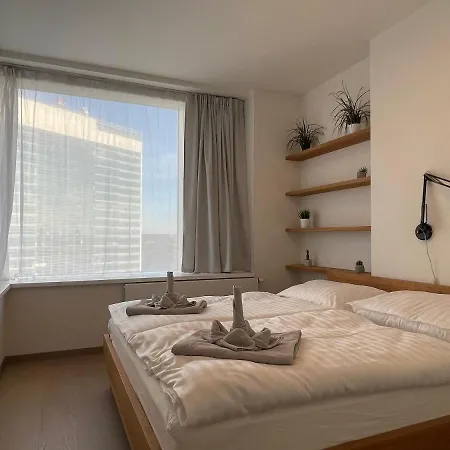 Apartmán Sag 19th Floor Panorama 2 Free Parking Free Wifi Bratislava